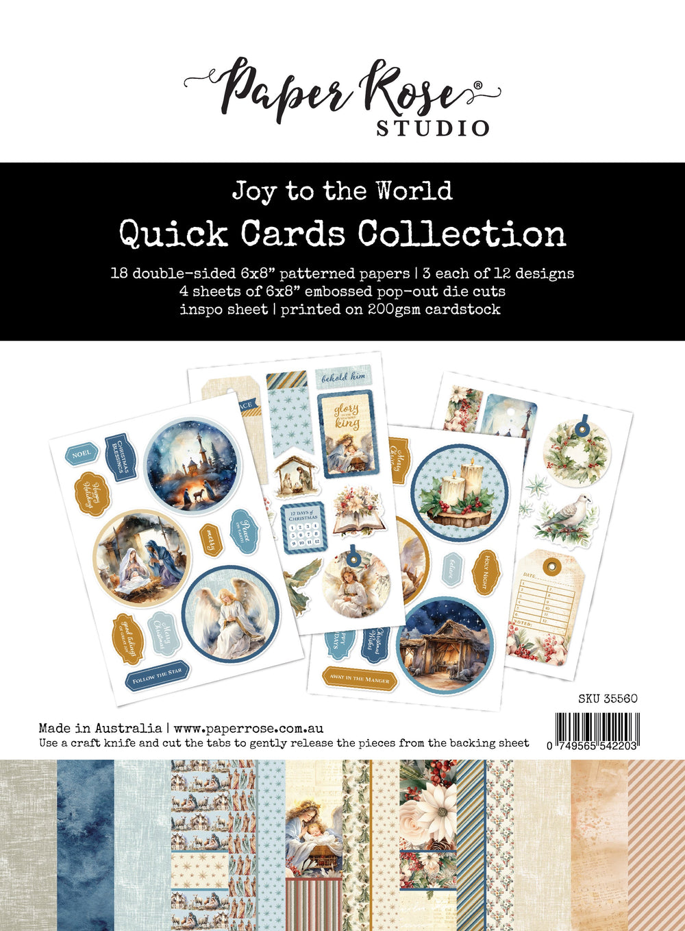 Kit de cartes Joy to the World 35560