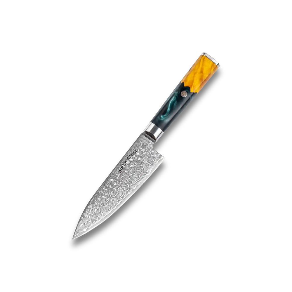Kaze Katana | Couteau de chef 6 pouces, acier damas VG10, 67 couches