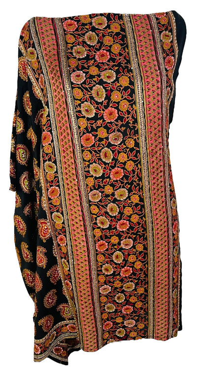 PRC6941 Robe en pure soie à épaule dénudée Avatar