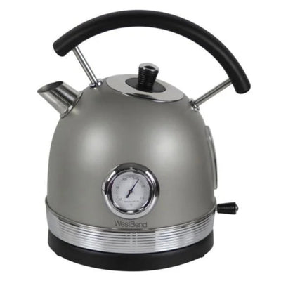 WEST BEND KTWBRTGR13 Bouilloire électrique en acier inoxydable de 1,7 L style rétro