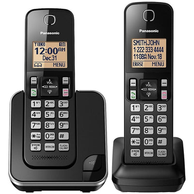 Téléphone sans fil PANASONIC 2 combinés - Reconditionné avec garantie Home Essentials - KX-TGC382
