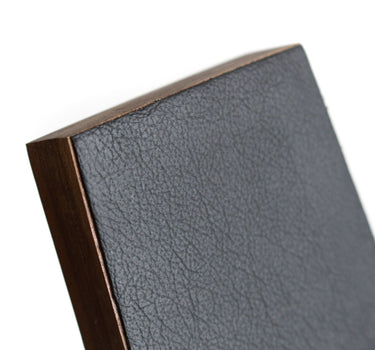 Black Leather Tilt Stand
