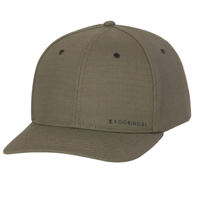 Casquette Kooringal pour hommes Taree en toile de coton à 6 panneaux avec doublure évacuant l'humidité, une taille
