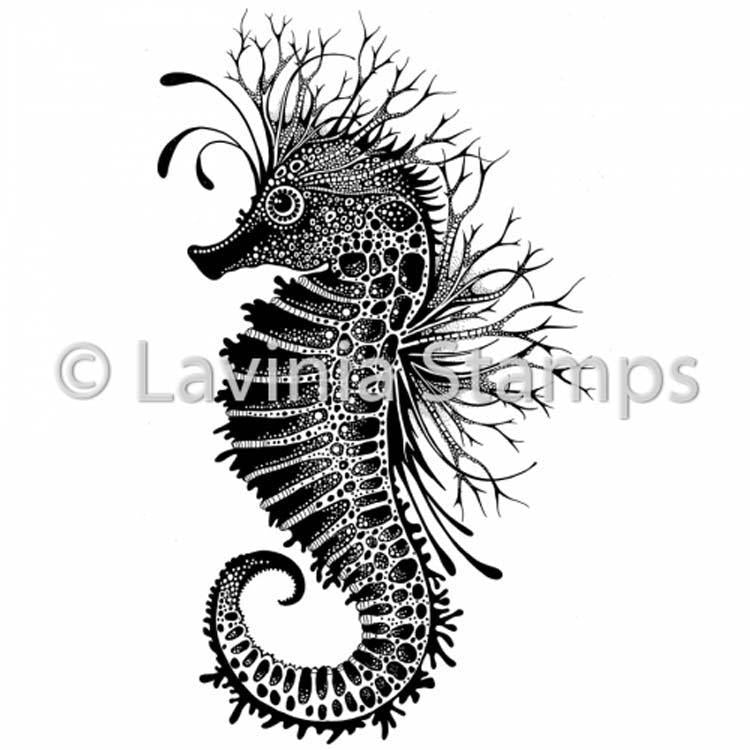 Lavinia Stamp - Sebastian the Seahorse — Ecstasy Crafts