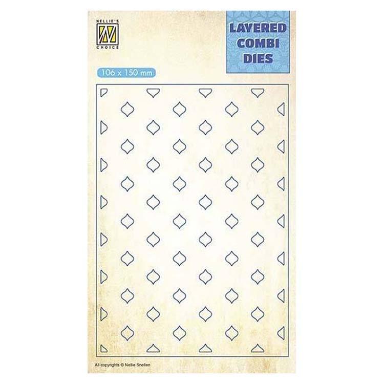 Nellie's Choice Layered Combi Dies Eastern Oval Layer C — Ecstasy Crafts