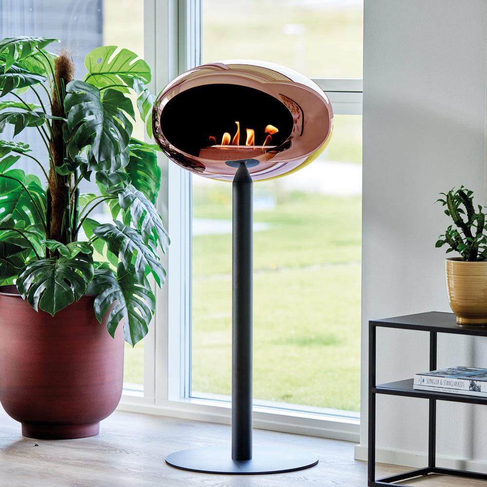 Le Feu Steel High Dome <br>Or Rose Chromé