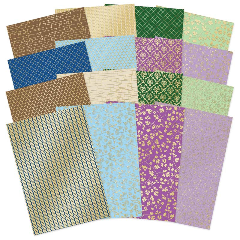 Papier cartonné laminé mat, adorable et très chic "Faune des Highlands"