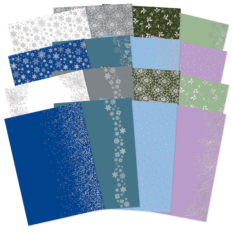 Papiers cartonnés de luxe Frosted Dreams avec feuille métallique