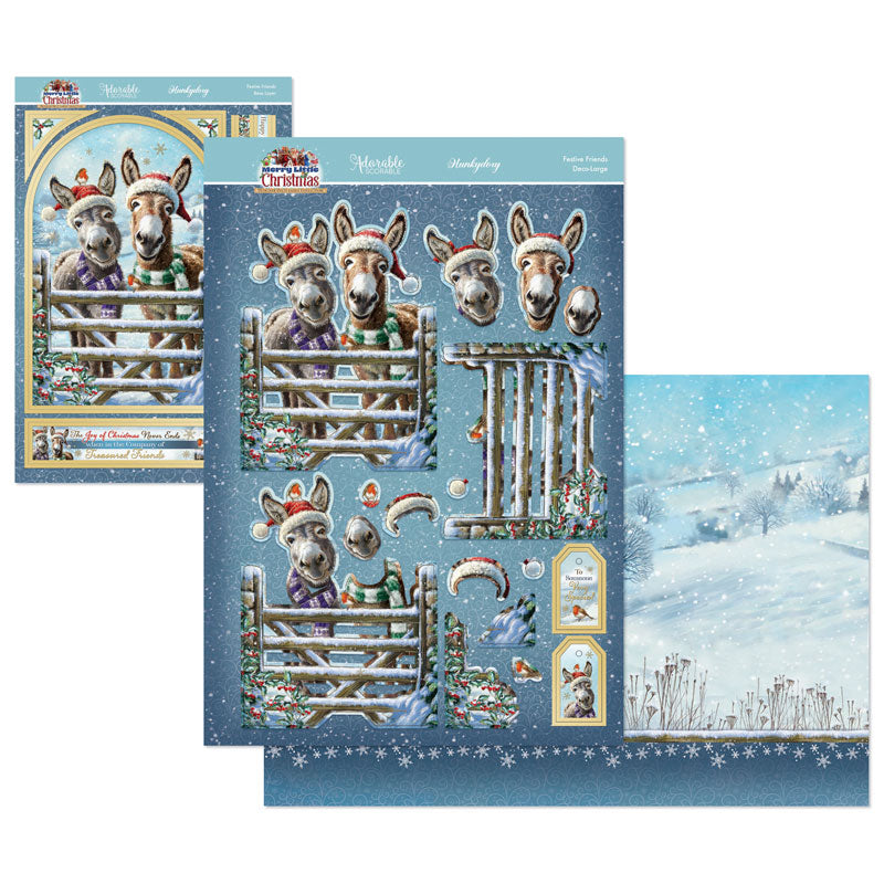 Un petit joyeux Noël ensemble Deco-Large - Amis festifs