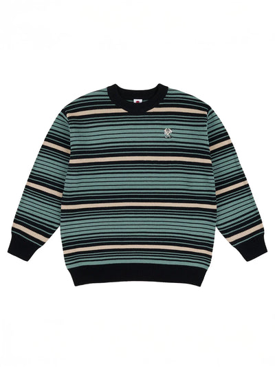 Loviah 'Striped' Knit Sweater - Cream/Black