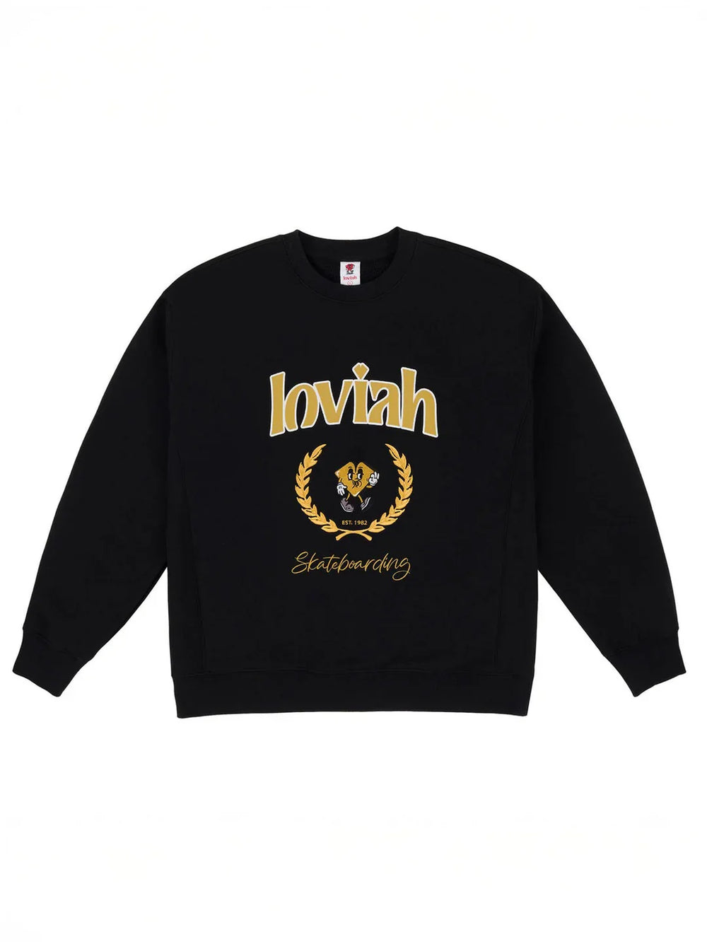 Loviah 'Private Club' Crewneck - Black