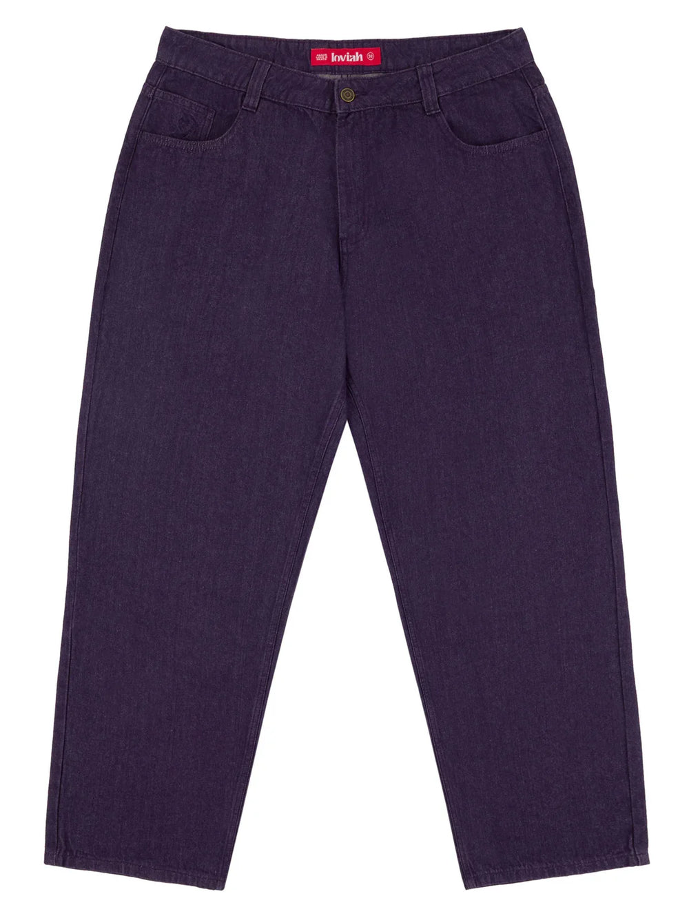 Jeans amples Loviah '1990' - Lavé violet