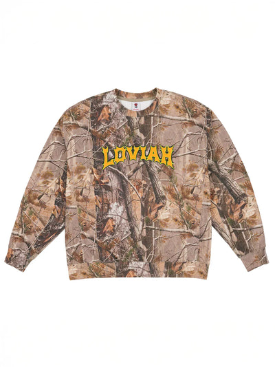 Loviah 'Spiky' Crewneck - Real Tree Camo
