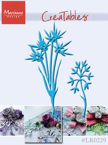Marianne Design: Dies Creatables - Anja Leaves 4 (lot de 2)