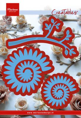 Marianne Design : Matrices de découpe Creatables - Branche et Fleur 2