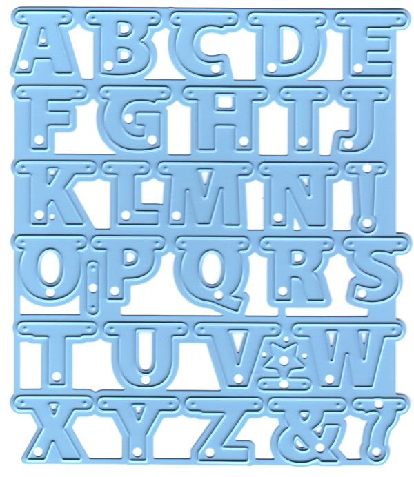 Marianne Design: Dies Créatifs - Guirlande Alphabet