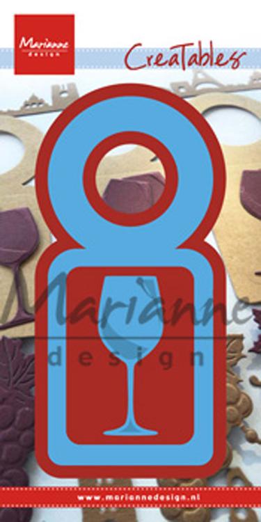 Marianne Design: Matrices de découpe Creatables - Étiquette de bouteille
