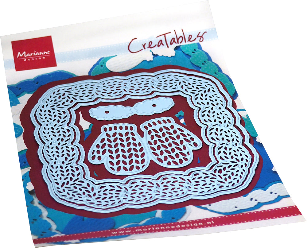 Matrice de découpe Marianne Design Creatables - Carré tricoté