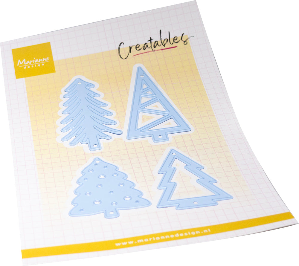 Matrice de découpe Marianne Design Creatables - Arbres à la mode