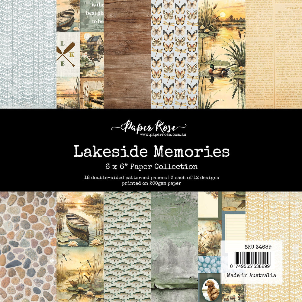 Lakeside Memories 6x6 Paper Collection 34689 — Ecstasy Crafts