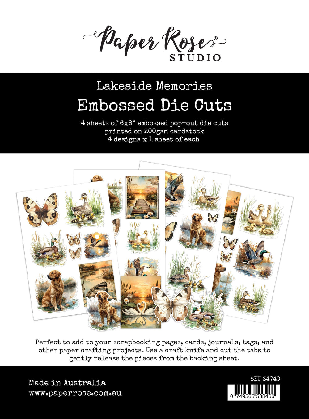 Lakeside Memories Embossed Die Cuts 34740 — Ecstasy Crafts