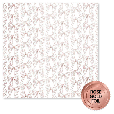 Papier 12x12 Feuille d'Or Lavande & Roses E (Paquet en Gros de 6) 32211