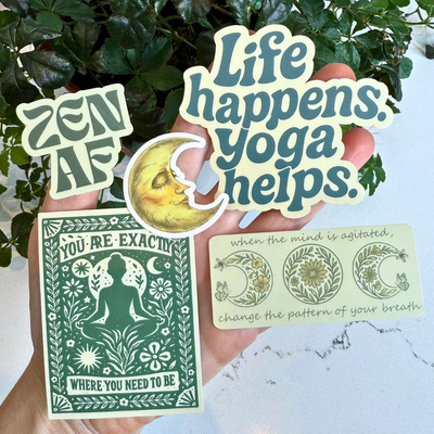 30 Autocollants Yoga Ultime