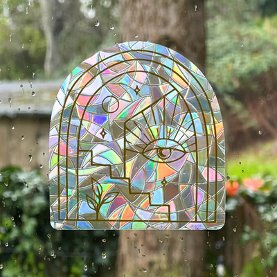 Bohemian Artwork Suncatcher Sticker