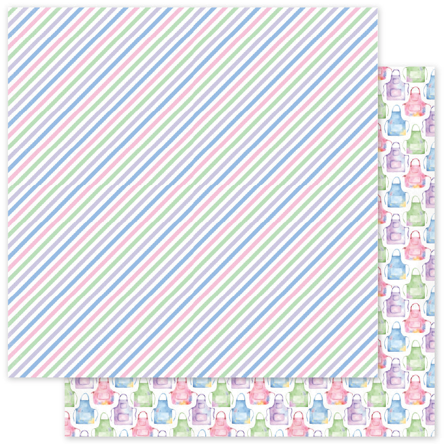 Little Artists Patterns F 12x12 Paper (12pc Bulk Pack) 35065 — Ecstasy Crafts