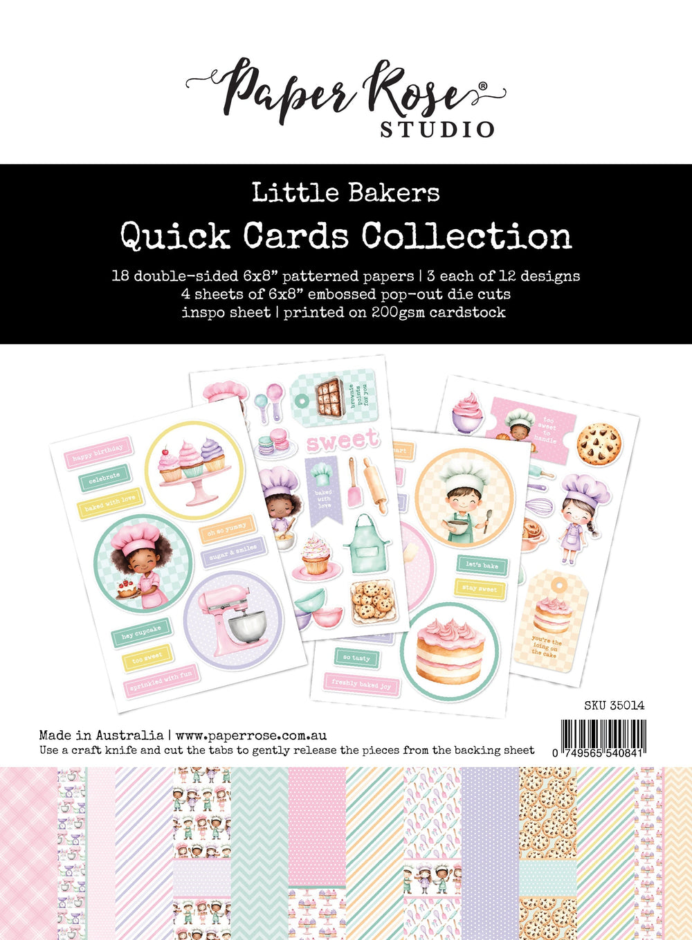 Collection Cartes Rapides Petits Pâtissiers 35014