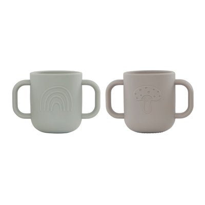 Kappu Cup - Lot de 2 - Argile / Menthe pâle