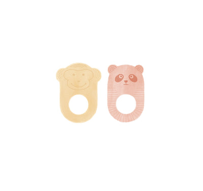 Anneaux de dentition Nelson et Ling Ling - Lot de 2