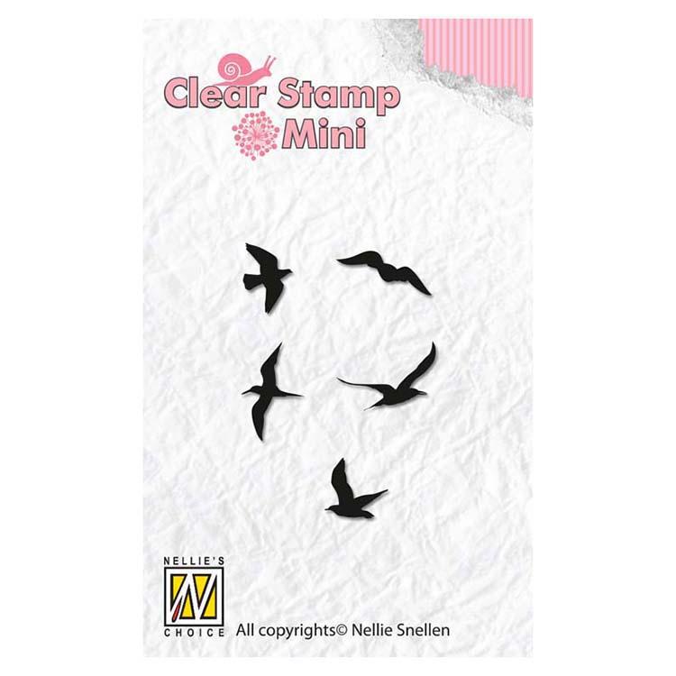 Nellie's Choice - Tampon transparent Oiseaux