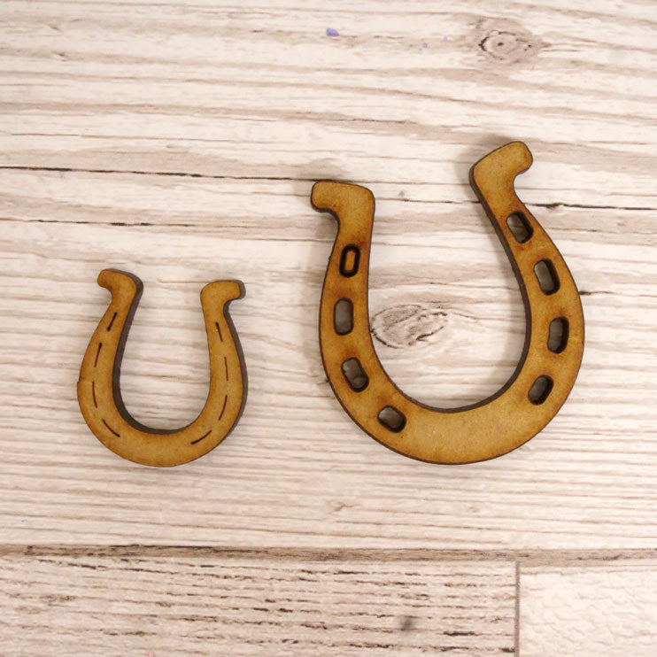 Formes de fers à cheval en MDF