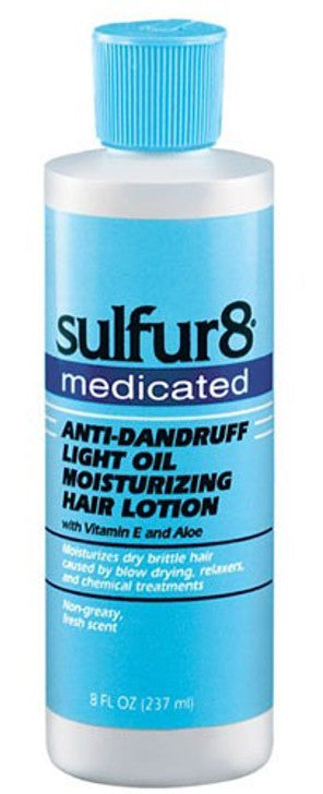 SULFUR 8 HUILE LÉGÈRE LOTION CAPILLAIRE HYDRATANTE 8OZ