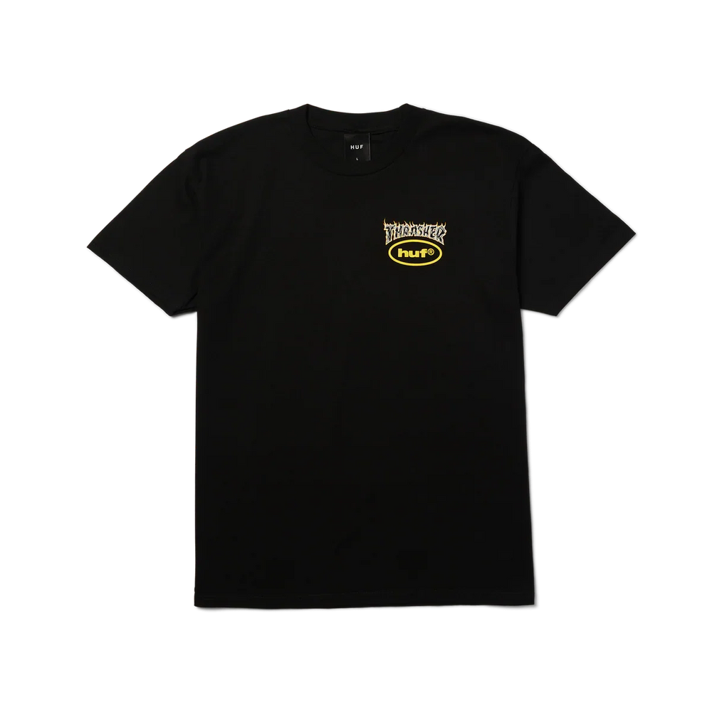HUF x Thrasher 'Meltdown' Tee - Black