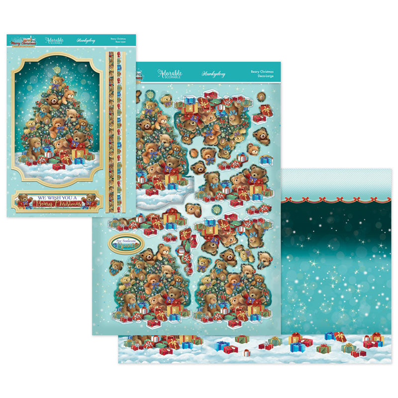 A Very Merry Christmas Deco-Large Set - Beary Christmas & Winter Blessings — Ecstasy Crafts