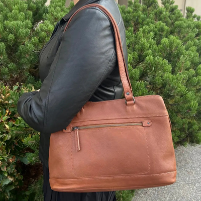 Sac classique en cuir MET à double poignée
