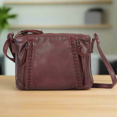 Sac tressé à bandoulière MET