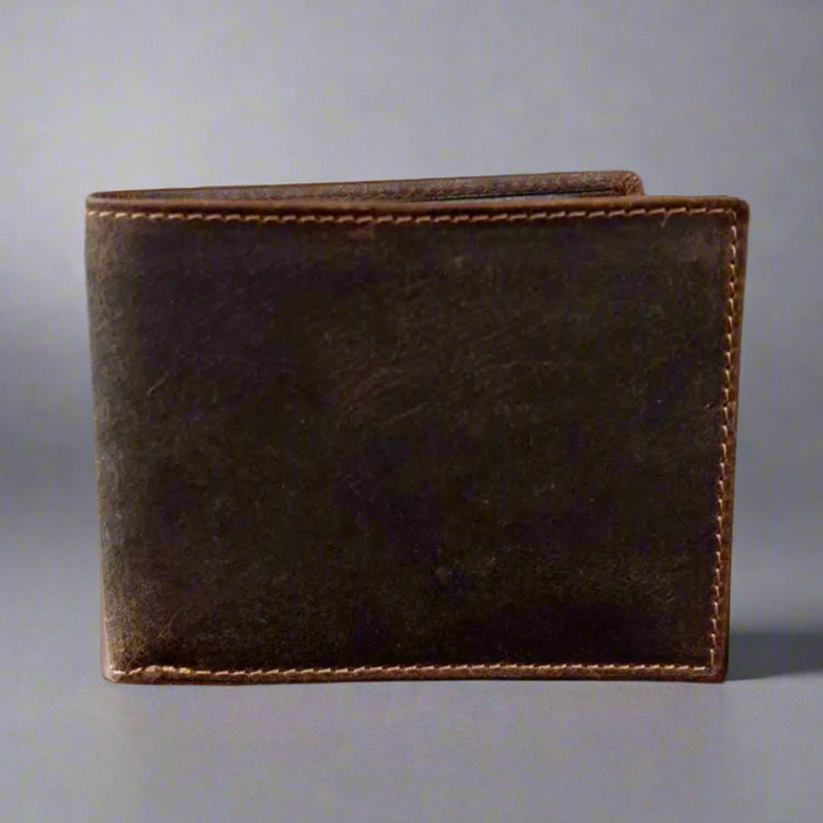 MET Men's Leather Wallet with Coin Pocket — Boutique of Leathers/Open Road