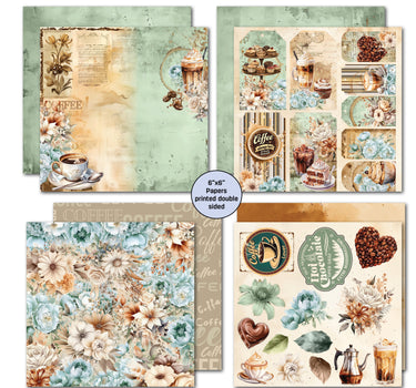 3Quarter Designs Mocha Fix 6x6 Paper Pack