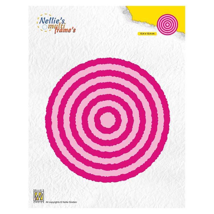 Nellie's Choice Multi Frame Dies Photo Frames Circles — Ecstasy Crafts