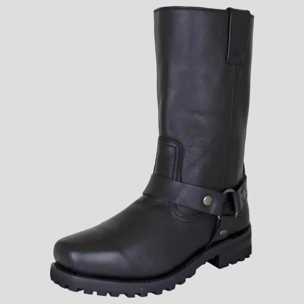 Open Road Men's Harness Motorcycle Boots — Boutique of Leathers/Open Road