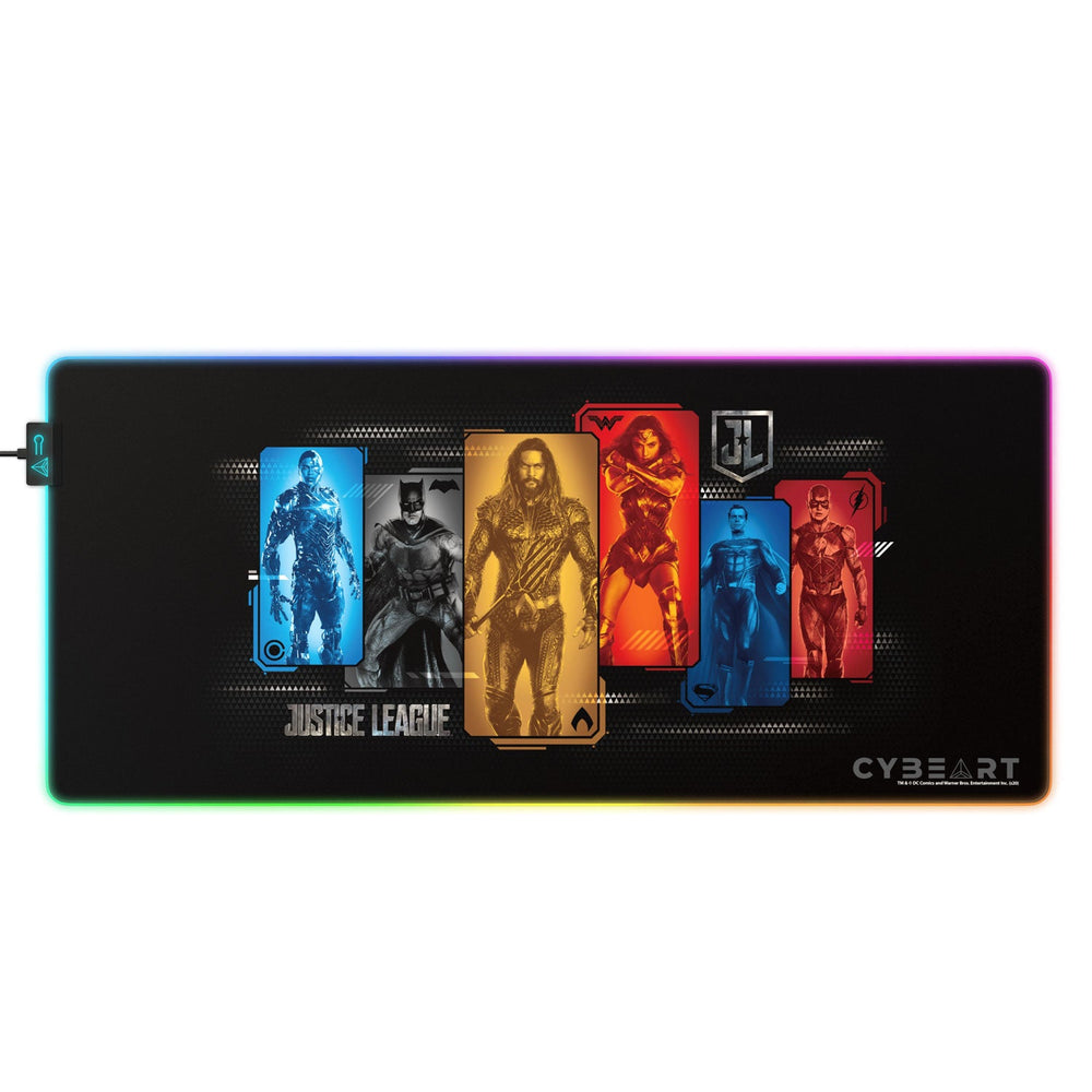 Tapis de Souris Gaming Justice League - Portraits de Personnages