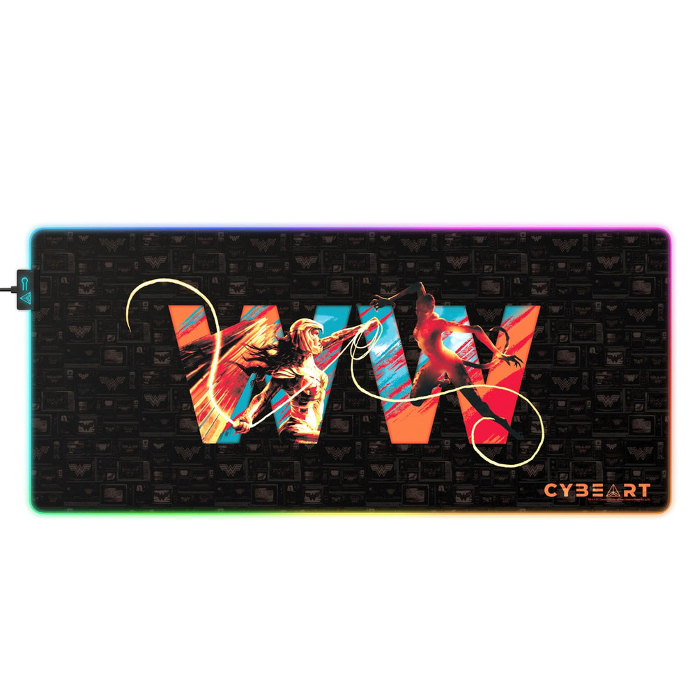 Tapis de souris Wonder Woman contre Cheetah