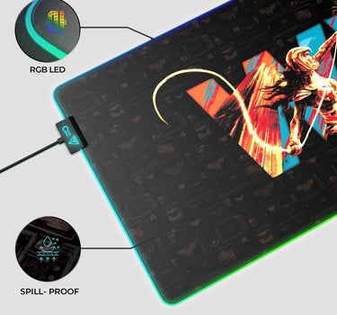Wonder Woman Vs. Cheetah Gaming Mouse Pad