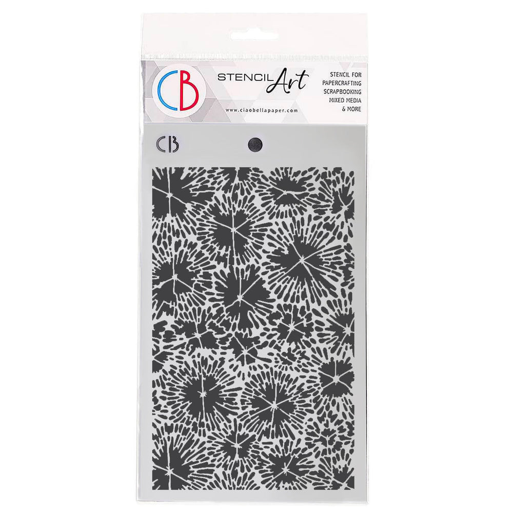 Pochoir de texture 12,7 x 20,3 cm Fossiles