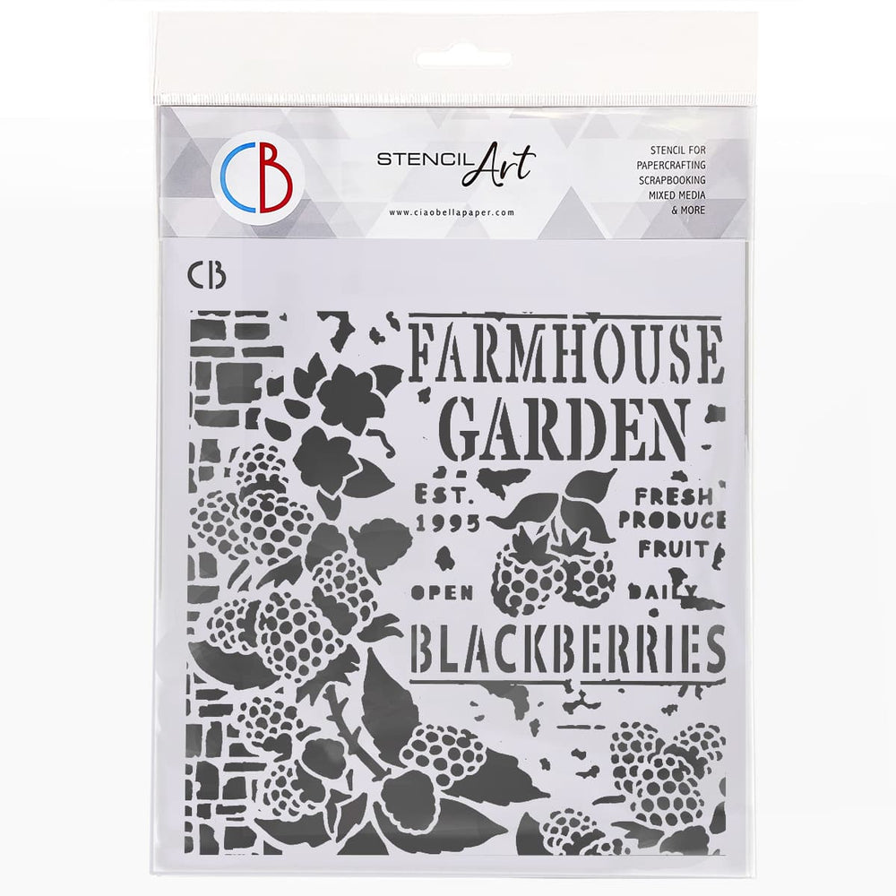 Pochoir à texture Ciao Bella 20x20 cm Farmhouse Garden