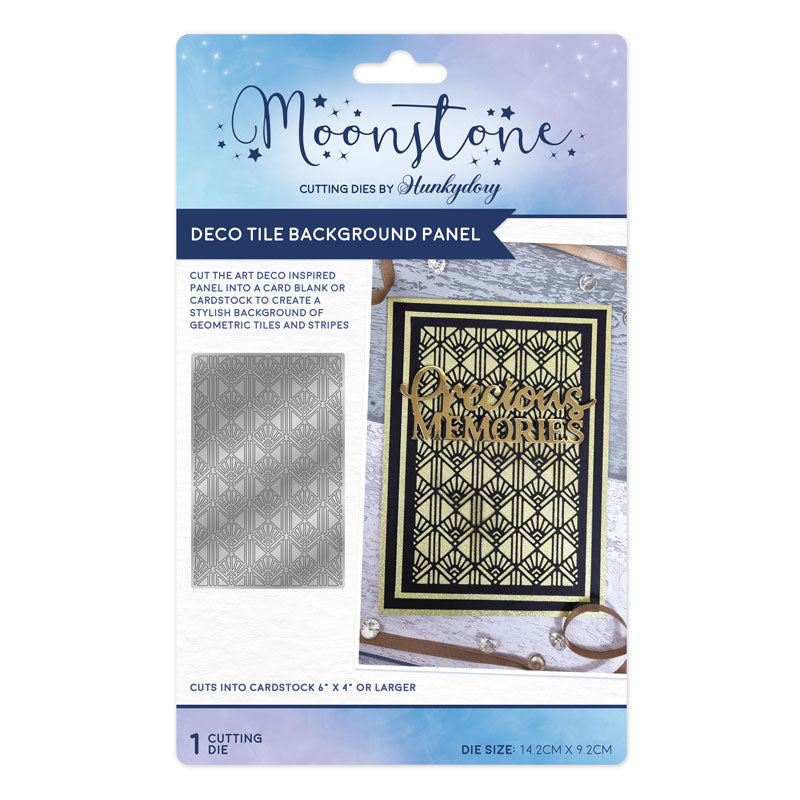 Moonstone Dies - Deco Tile Background Panel — Ecstasy Crafts