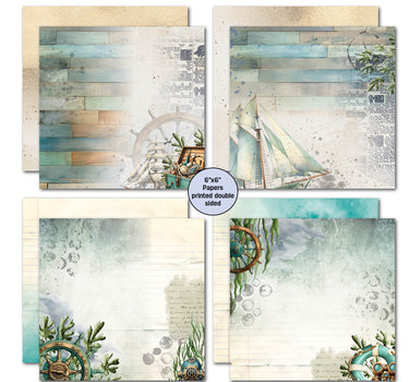 3Quarter Designs Maritime Tides 6x6 Paper Pack